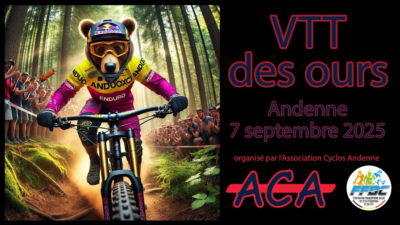 VTT des ours Andenne 07 09 2025