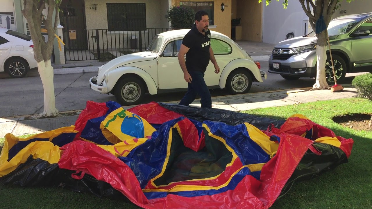 Como se instala un brincolin, Instalación Brincolin