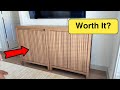 Watch Before Buying - SICOTAS Fluted Credenza Console Cabinet