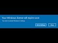 Your windows license will expire soon || حل المشكلة نهائيا