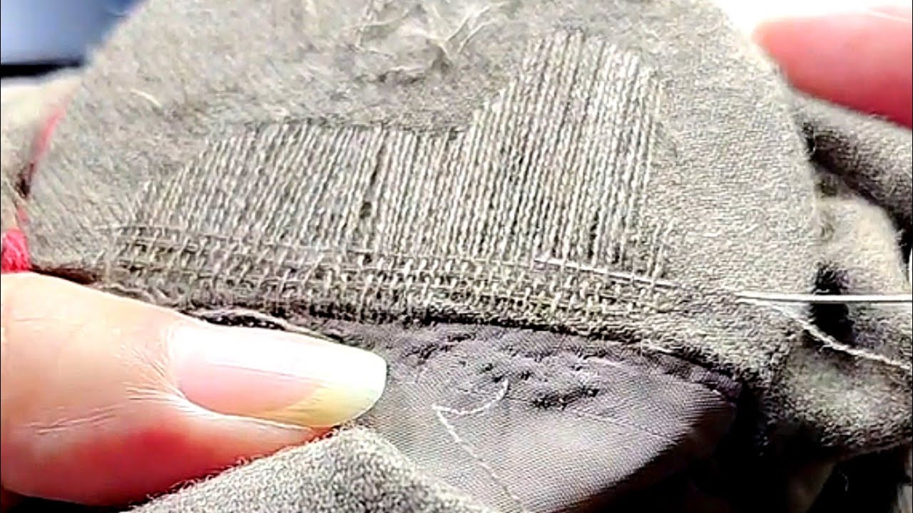 How to Invisible Repair Holes in Clothes With Just a Sewing Needle ...