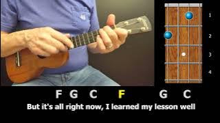 Garden Party - Ukulele Strum-Along with Chords and Lyrics