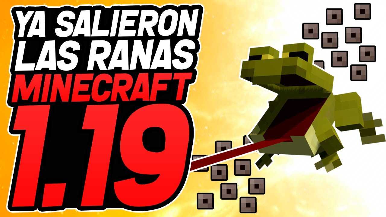 YA SALIERON LAS RANAS 👉 Minecraft 1.19 [ TODOS LOS DETALLES ] - YouTube