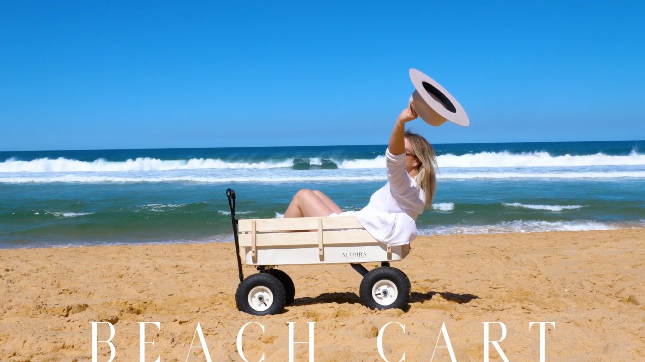 Beach Wagon vs. Beach Cart (with Balloon Wheels) 