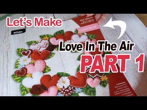 FeltTube 9 - Let's Make Gingerbread Santa Felt Stocking! My Second Bucilla  Stocking Kit! 