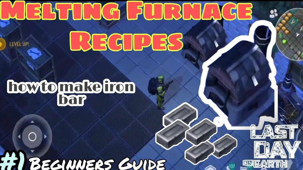 LDOE Beginner's Guide How to Make Iron Bar l Melting Furnace Recipes