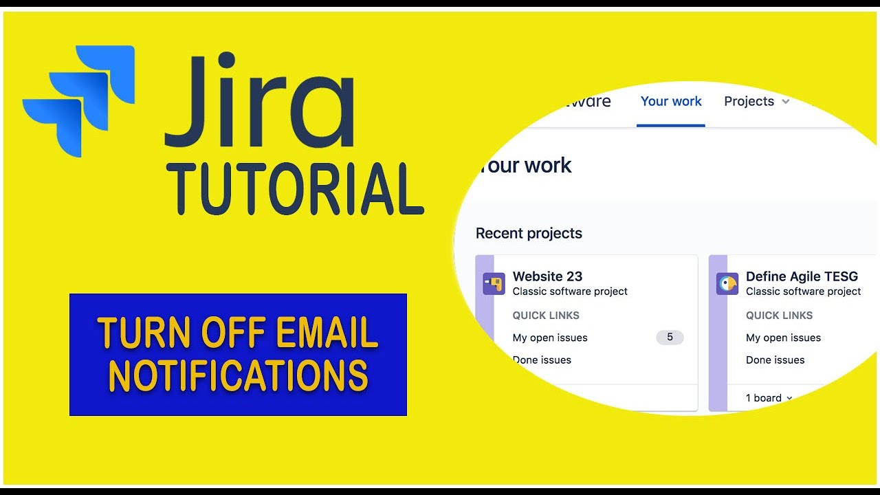 How To Turn Off Email Notifications Jira Tutorial 2021 YouTube