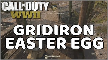 Call of Duty WWII : ALL 3 HIDDEN GRIDIRON BALL Locations in HQ!!