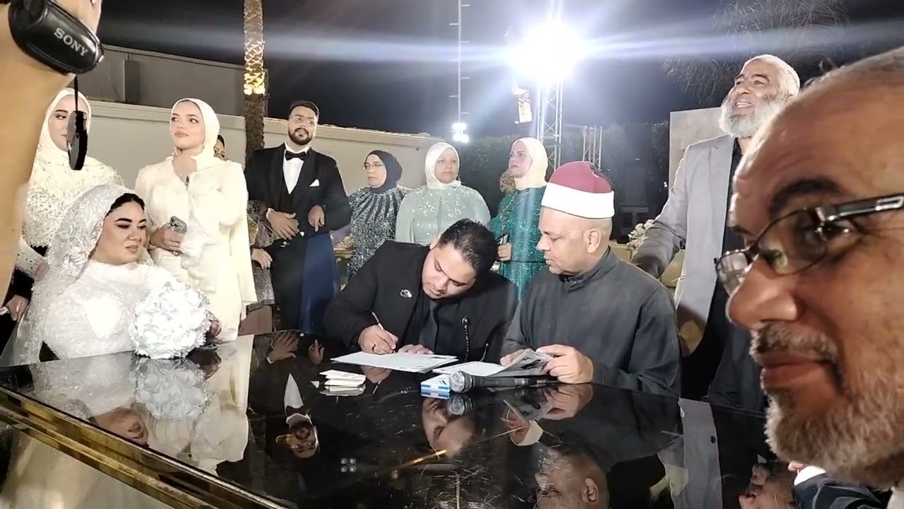 الباشمهندس كريم والباشمهندسة ندى بارك الله لهما وبارك عليهما وجمع بينهما في خير 