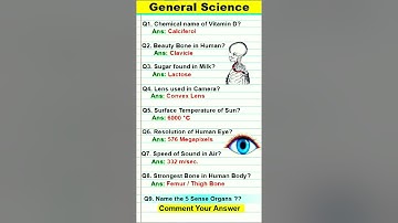 Science GK Questions | General Science #shorts #science #gk #ssc #sciencetricks #sciencefacts