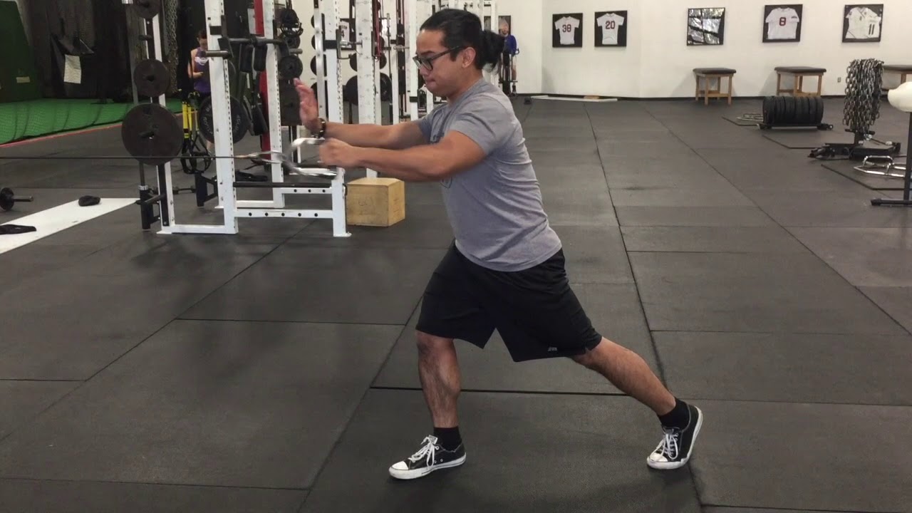 Split Stance 1-Arm Cable Row with Alternating Arm Reach - YouTube