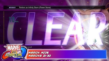 Marvel vs Capcom Infinite - Missions 21 to 30 Guide