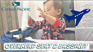 CATHAY PACIFIC OVERHEAD SEAT WITH BASSINET ECONOMY CLASS | Angie Lowis