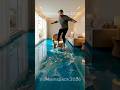 THIS FLOOR IS INSANE 😱 Beach Epoxy Floor DIY