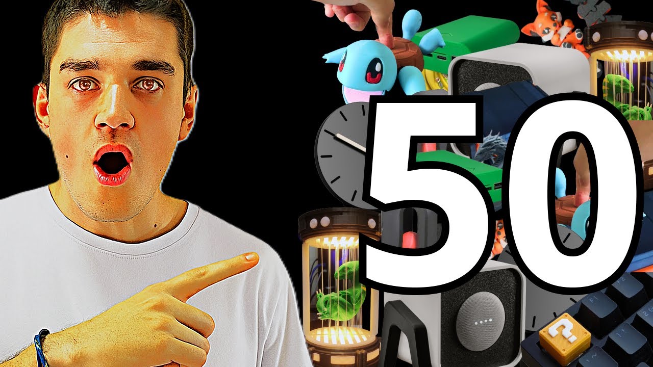 50 Objetos Útiles Que No Sabías que Podías Imprimir en 3D