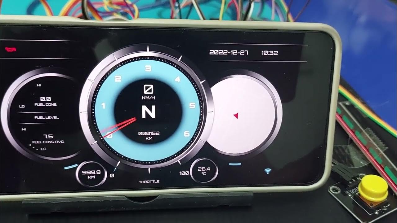 CAR Digital Dash with Arduino #5 - YouTube