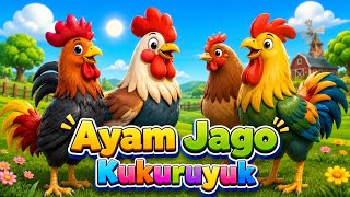 Lagu Anak Anak 🇮🇩 Kukuruyuk | Ayam Berkokok | Lagu Anak & Balita Sangat Viral