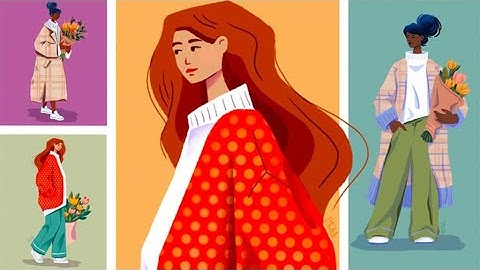 How to DRAW PEOPLE in OUTFITS in PROCREATE (Procreate Class Trailer)