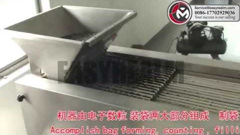 Multilane Sachet Packing Machine with Tablets Pills Counter Filler - Tablet Pill Counting Packing