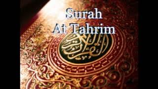 Surah At Tahrim Arabic & English Voice Realtime