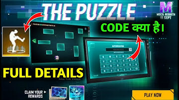FREE FIRE THE PUZZLE EVENT FULL DETAILS|MOCO EVENT!