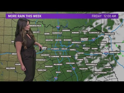 DFW Weather: Latest timeline for the next rain chances - YouTube