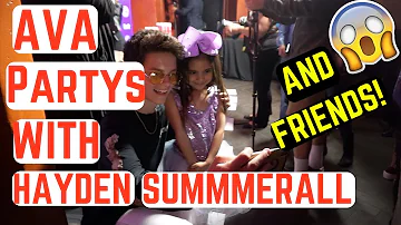 AVA PARTYS WITH HAYDEN SUMMERALL!