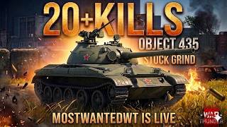 War Thunder Live: Spading The Object 435! (USSR Stock Grind)