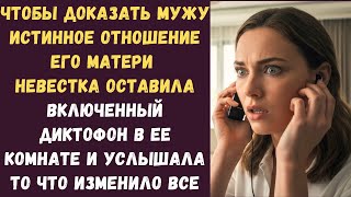видео: Чтобы доказать мужу истинное отношение его матери невестка оставила включенный диктофон в ее комнате картинка: Чтобы доказать мужу истинное отношение его матери невестка оставила включенный диктофон в ее комнате
