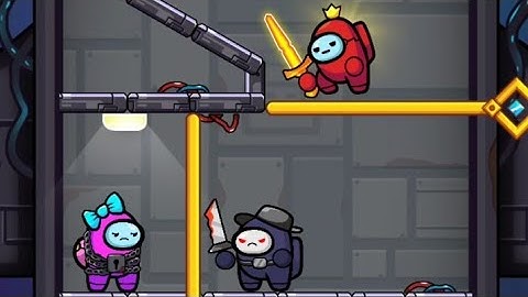 Rescue imposter Killer Puzzle All Levels IOS Android Gameplay Walkthrough New Update Lvl 1-10