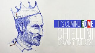 Doodle with Me | It&#39;s Coming Rome | Chiellini | Drawing Timelapse ⚽️