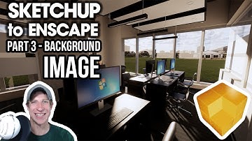 SketchUp to Enscape COMPLETE WORKFLOW Part 3 - Adding HDRI Backgrounds in Enscape