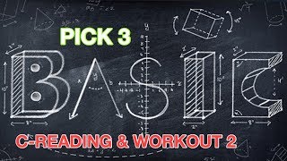PICK 3 LOTTERY STRATEGIES.  BASIC WORKOUT #2 LEARN HOW TO WIN PICK 3. MUST SEE!!