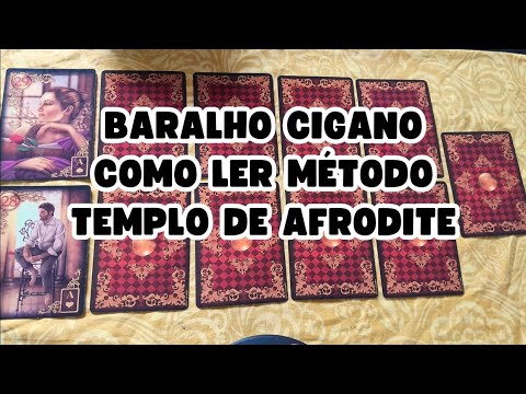 ƁARALHO CIGANO COMO FAZER A LEITURA - MÉTODO TEMPLO DE AFRODITE (PARA RELACIONAMENTOS)