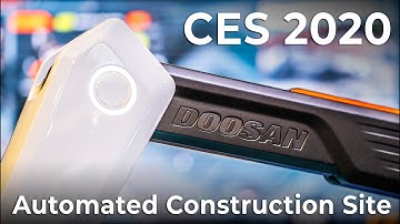 CES 2020 - Doosan Concept X automated construction site of the future - Full Presentation