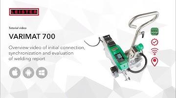 Leister Tutorial | Overview video of initial connection VARIMAT 700