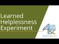 Learned Helplessness Quiz