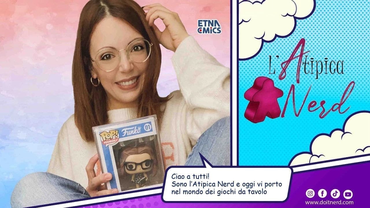Intervista a L'Atipica Nerd, la regina dei giochi da tavolo all’Etna Comics 2025