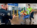 Cops SURPRISE Woman Stealing an Entire Cart Full From Walmart