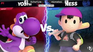Echofire (Ness) vs Homeboi (Yoshi) - Afterburner 2026 Pools
Bracket Link: https://www.start.gg/tournament/afterburner-2026
Twitter: https://x.com/odysseysmashin
Website: https://www.theodysseyesports.com/
Odyssey Esports is growing to be one of the largest tournament organizations in the Midwest, located in Fort Wayne, Indiana.
STAY TUNED TO KEEP UP WITH ODYSSEY EVENTS! HIT THAT SUB BUTTON.
mumei :)
#SmashUltimate #SmashUltimateTournaments #SmashBrothers #Smash #SmashUltimateRegional #smashultimate #smashbros #smash #smashultimatedlc #smashkazuya #tekken8 #smashclips #smashultimate #smashclips Echofire (Ness) vs Homeboi (Yoshi) - Afterburner 2026 Pools