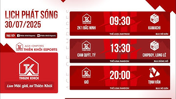 Trực Tiếp | Thiên Khôi_Gió vs VEC_Tịnh Văn | Solo Random | BLV: RBS | Ngày 30/07/2025