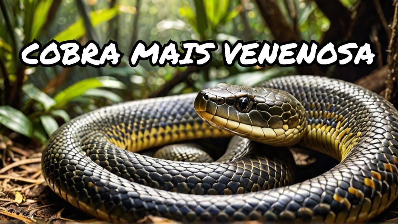 A Taipan do Interior é considerada a cobra mais venenosa do mundo, com ...
