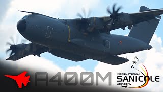 Big Chungus A400M Flying LOW at Sanicole 2022 Airshow!! ✈️ + Paradrop