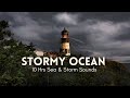 Stormy Weather at Sea - 10Hrs of Rain and distant ocean sounds for Relaxing | Studying | Sleeping
