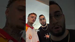 😅 Lang ve Jacobs yayıncı Eray Can Özkenar ile bir araya geldi! #galatasaray #noalang #eray #jacobs