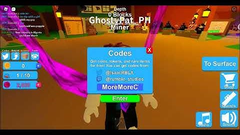 Codes in Mining Simulator 2021! (December)