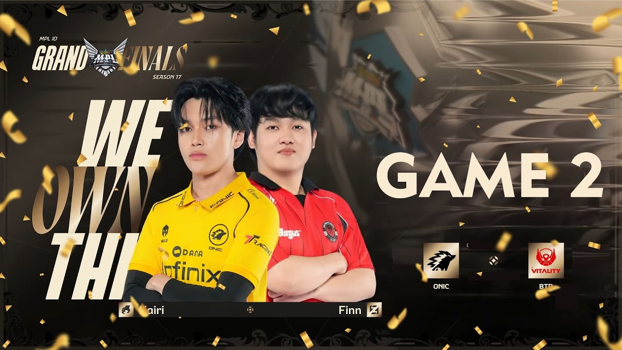 ONIC vs BTR GAME 2 GRAND FINAL MPL ID S17 | Bigetron by Vitality vs ONIC