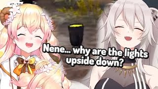 Nene & Botan failing to decorate a sign in ARK for 8 minutes and start laughing at everything