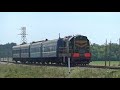 ЧМЭ3-1971 с пригородным поездом Бердянск - Пологи на перегоне Нельговка - Верхний Токмак-1