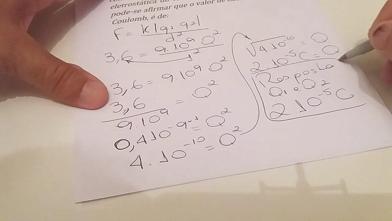AULA 21 -  FÍSICA  - LEI DE COULOMB  (PARTE 2)